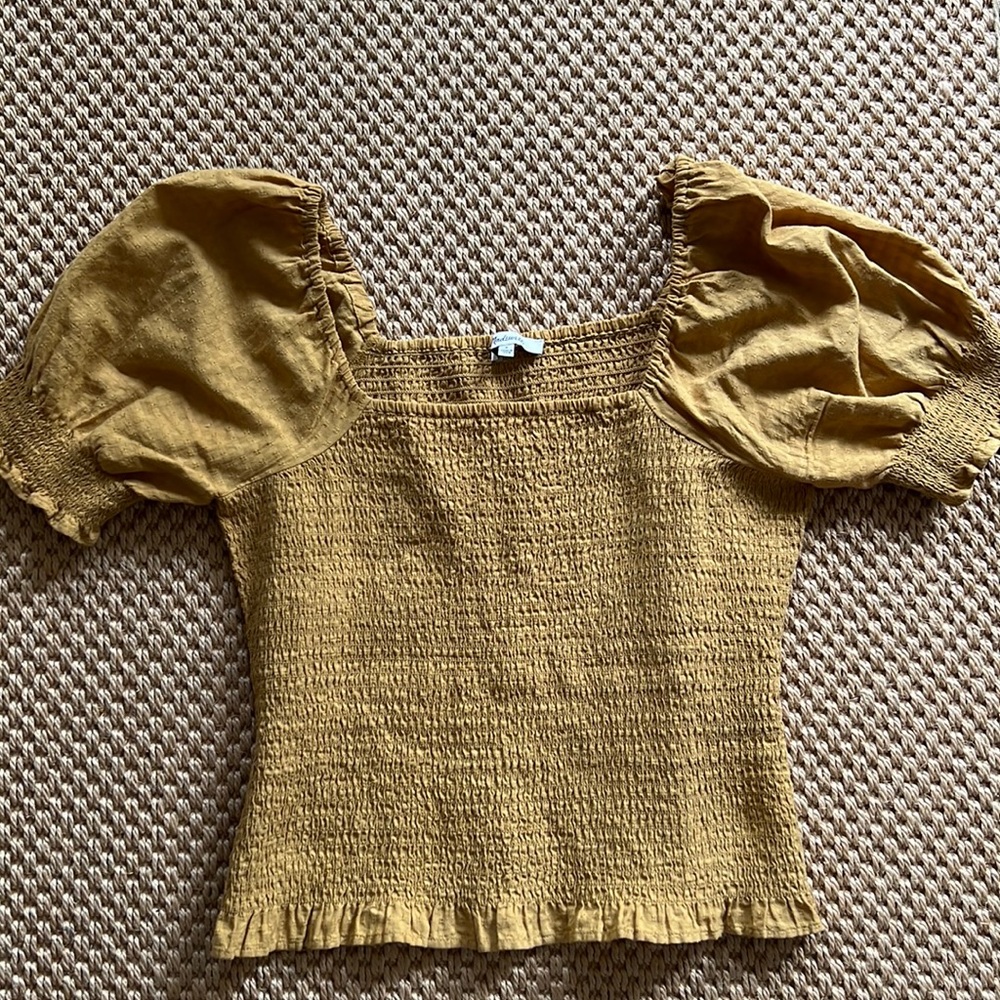 Madewell Smocked Top